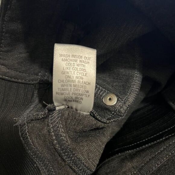 Simply Vera Vera Wang Charcoal Grey Elastic Waist Jegging Legging Pants Medium - Picture 9 of 9